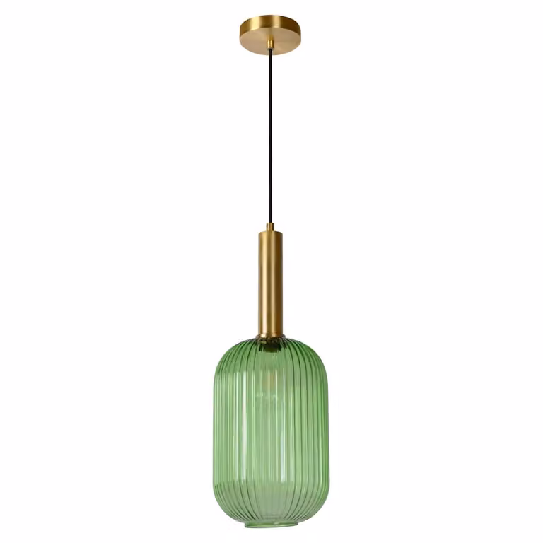Lucide Maloto Hanglamp Groen/Geel/Goud - Ø 20 cm