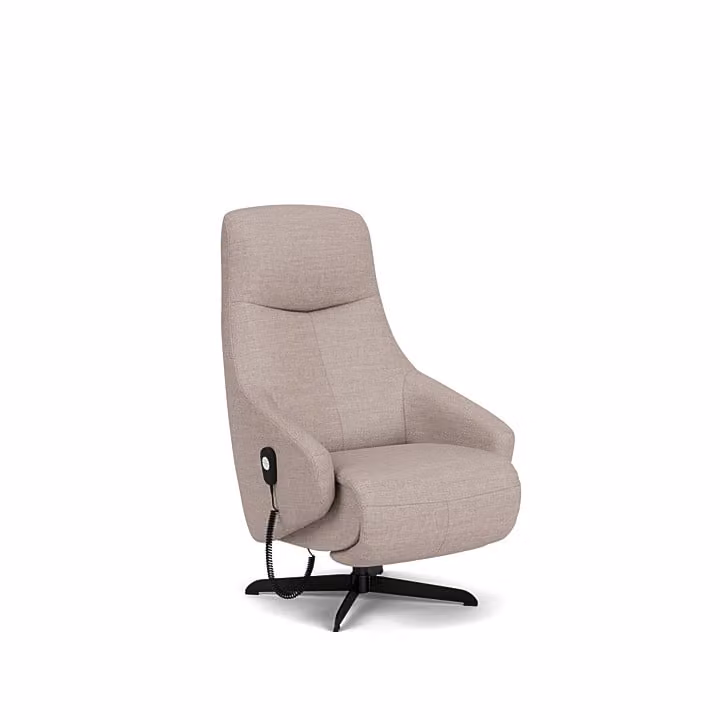 Prominent Aberdeen Sta-op-stoel - Beige - Stof