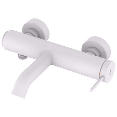 Essebagno Luisa mechanische bad- en douchemengkraan - Wit mat