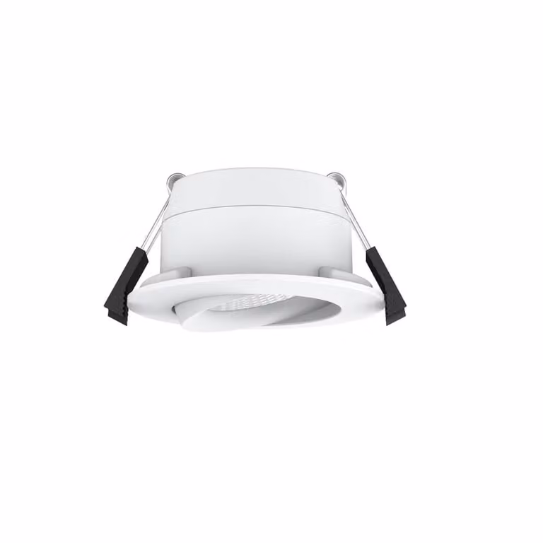 Lyora Led inbouwspot Tevo wit - Warm wit 3000K - Rond