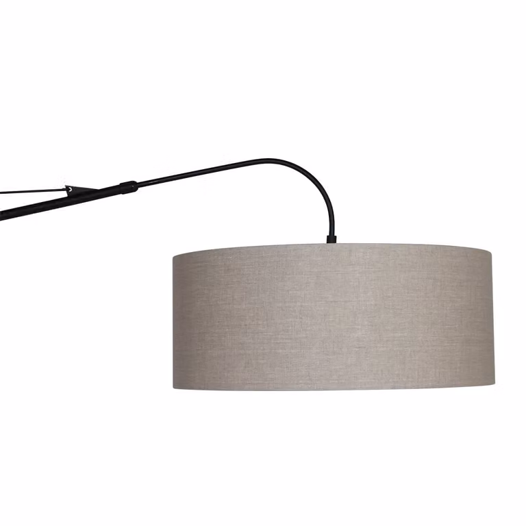 Steinhauer Gramineus Wandlamp voor lezen, zwart en grijs, E27
