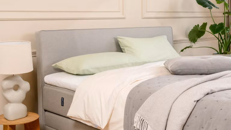 BRUNO Premium boxspring met opbergruimte, lichtgrijs, 160 x 200 cm