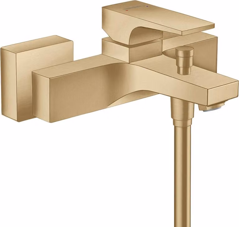Hansgrohe Wandmengkraan Metropol, Geborsteld Brons, Opbouwmodel
