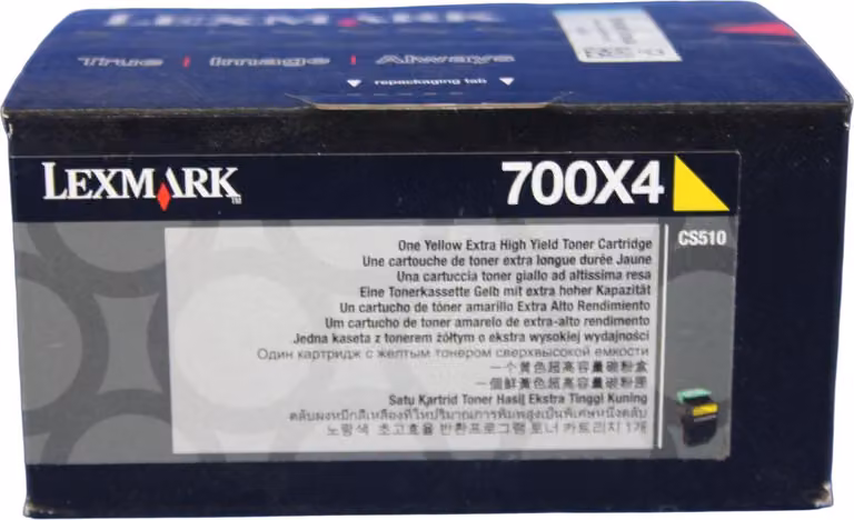 Lexmark 70C0X40 Gele Toner voor CS510