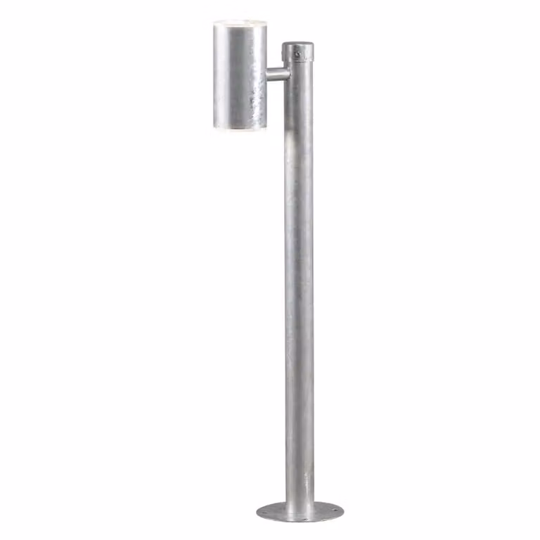 Konstsmide Ull staande tuinspot in grijs en zilver met dimbare LED