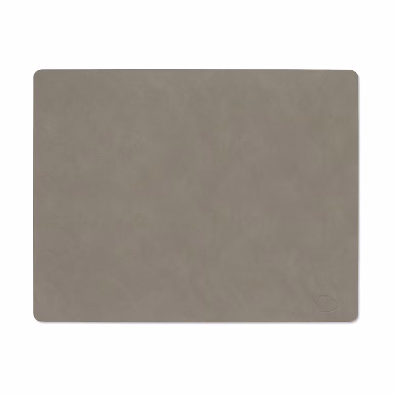 LIND DNA Nupo placemat square L Flint grey