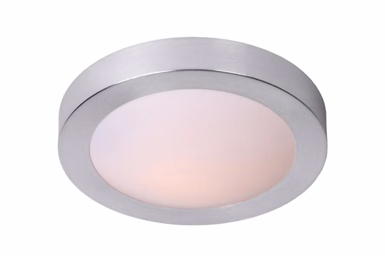 Lucide Fresh Plafonnière voor Badkamer - Chroom - Ø 35 cm - IP44