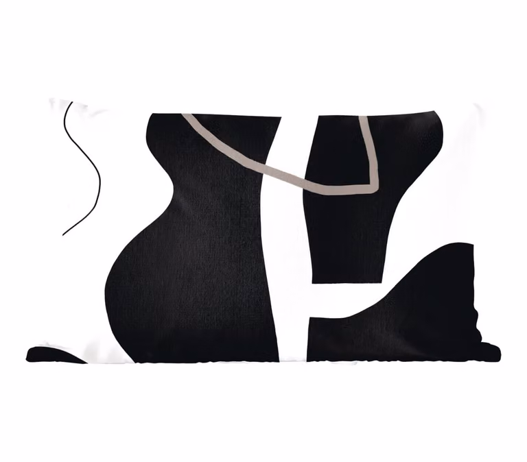 PillowMonkey Sierkussen Abstract Minimalisme Design B/D: 50 x 30 cm
