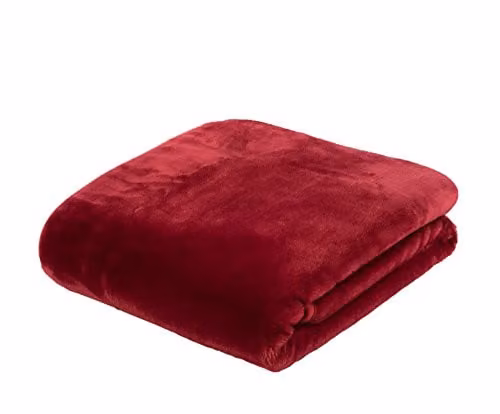 Gözze Premium woon- en knuffeldeken met kasjmiergevoel, rood, B/D: 130 x 170 cm