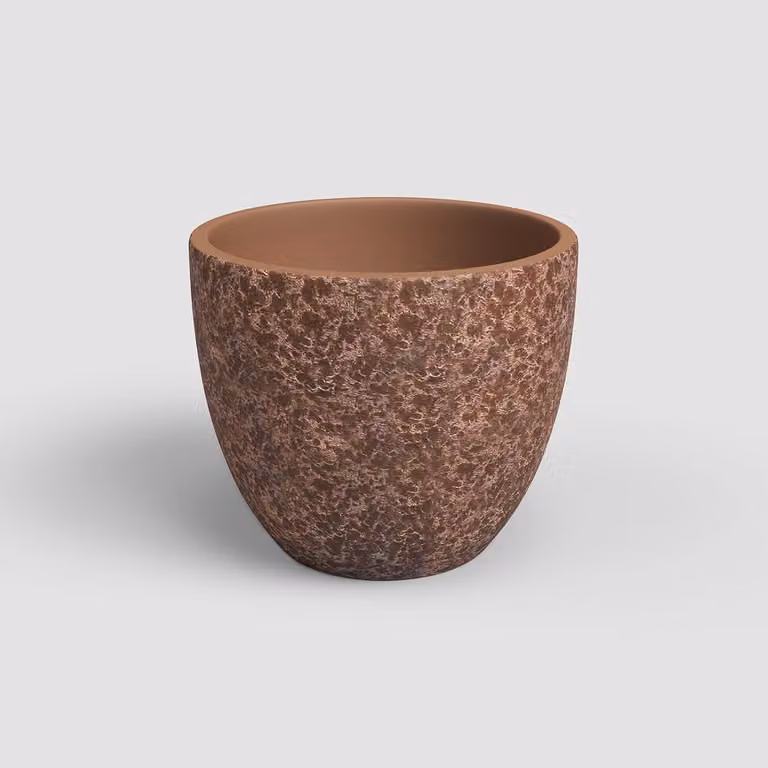 Decoratieve Keramische Bloempot, Terracotta, Hoogte: 20 cm