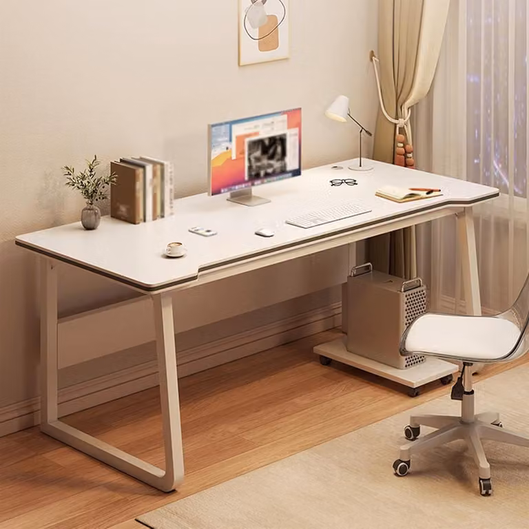 Wit Computerbureau voor Thuiswerken en Studeren - B/D/H: 80 x 60 x 74 cm