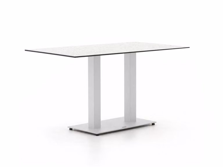 Forza Furniture Tuineettafel Forza - Rechthoekig - Bruin - Aluminium en Kunststof