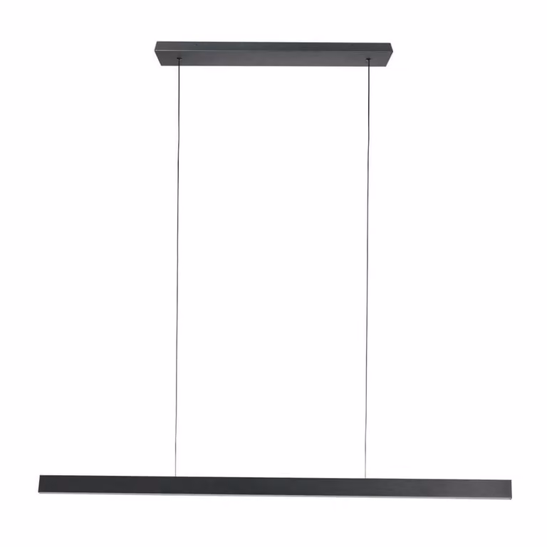 Steinhauer Design hanglamp BrightLine zwart 120 cm