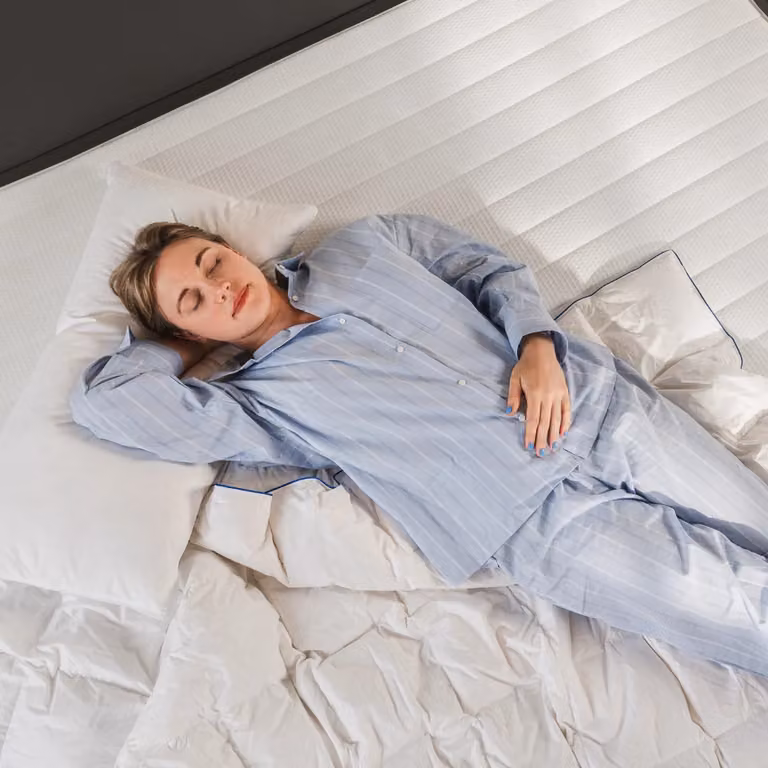 BRUNO Hybrid Matras met wasbare hoes, Wit, 180 x 200 cm