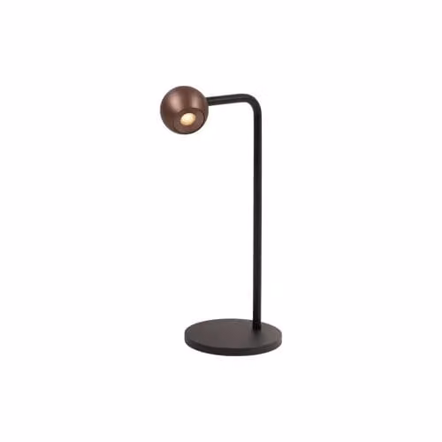 Lucide Montana Design Tafellamp - Bruin - Dimbaar LED - Warm Wit
