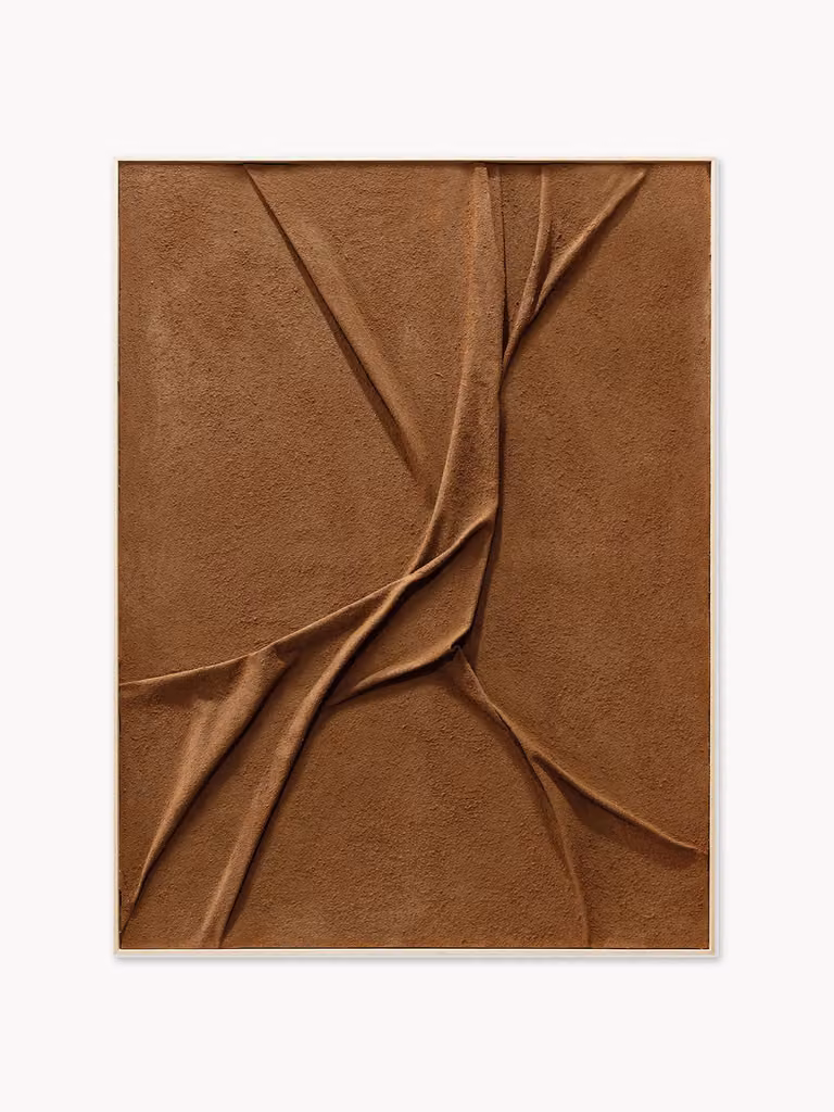 Handgeschilderde canvasprint Agave Leather