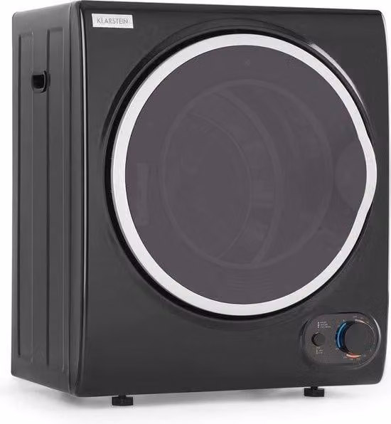 Klarstein Compacte droogmachine met luchtontvochtiging, 2,5 kg capaciteit, zwart