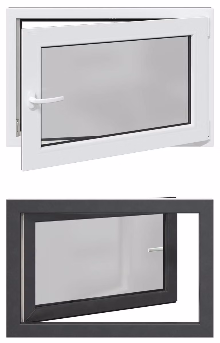 vidaXL Kipp- en draaikraam voor kelder, model RISOR, B: 90 cm, D: 60 cm