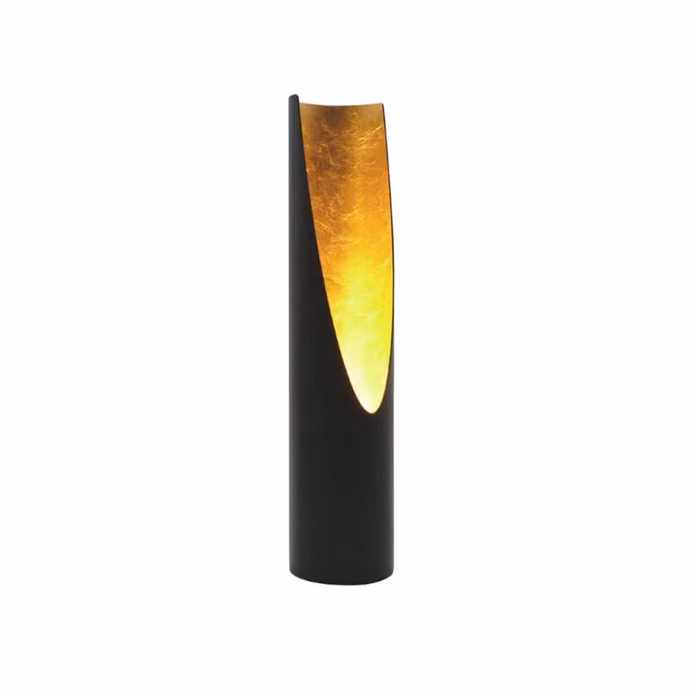 Stars of Light Prebone tafellamp zwart en goud/messing B: 11 cm, D: 11 cm, H: 49 cm