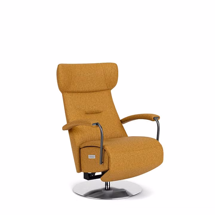Prominent Sta-op-stoel C-102 met armleuningen - Goud - Stof