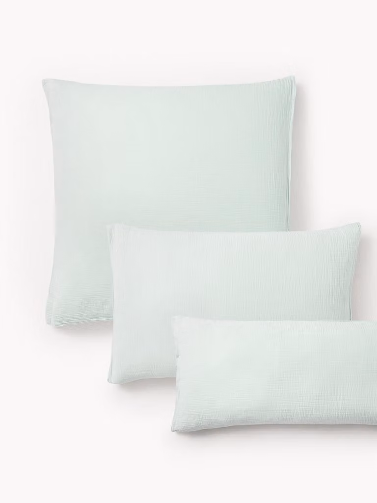 Westwing Collection Mousseline kussenhoes Odile 40 x 80 cm