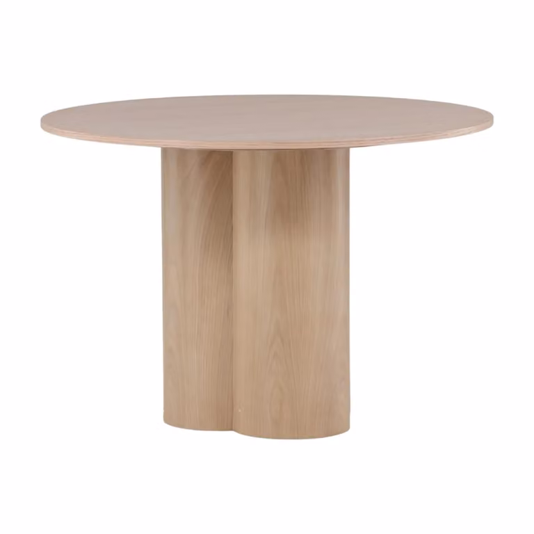 Nest of Nora Ronde eettafel - Witwash - Diameter: 110 cm