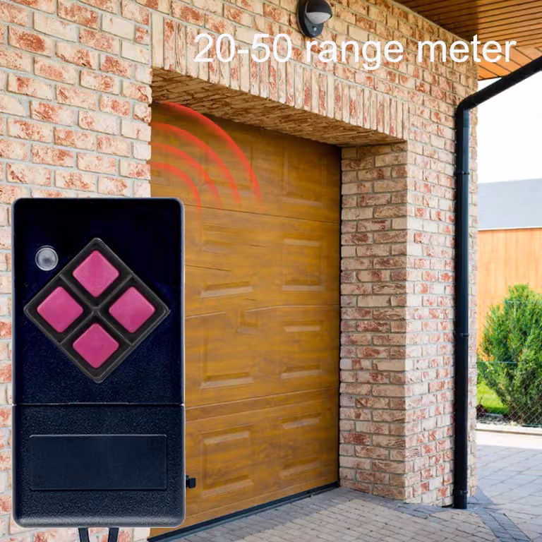 Afstandsbediening voor garagedeur compatibel met MAHS433-01 en MAHS433-04, 433,92 MHz, 1 stuk