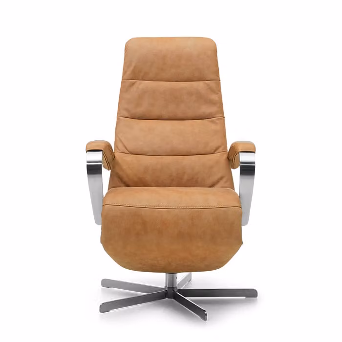 Prominent Sta-op-stoel C-100 met armleuningen en faux leather uitvoering