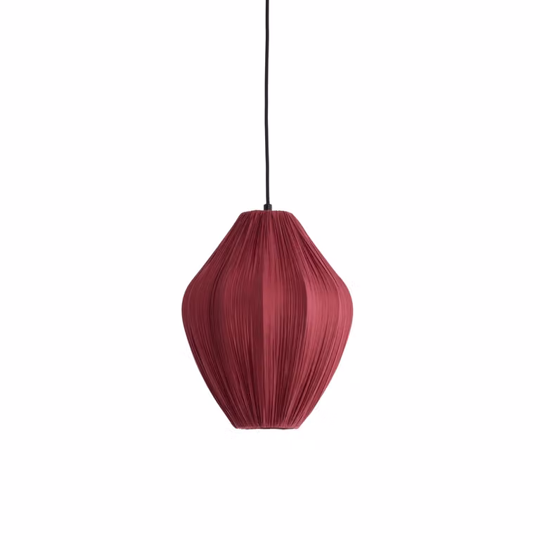 Light & Living Hanglamp Verita Rond - Rood - Ø 31 cm