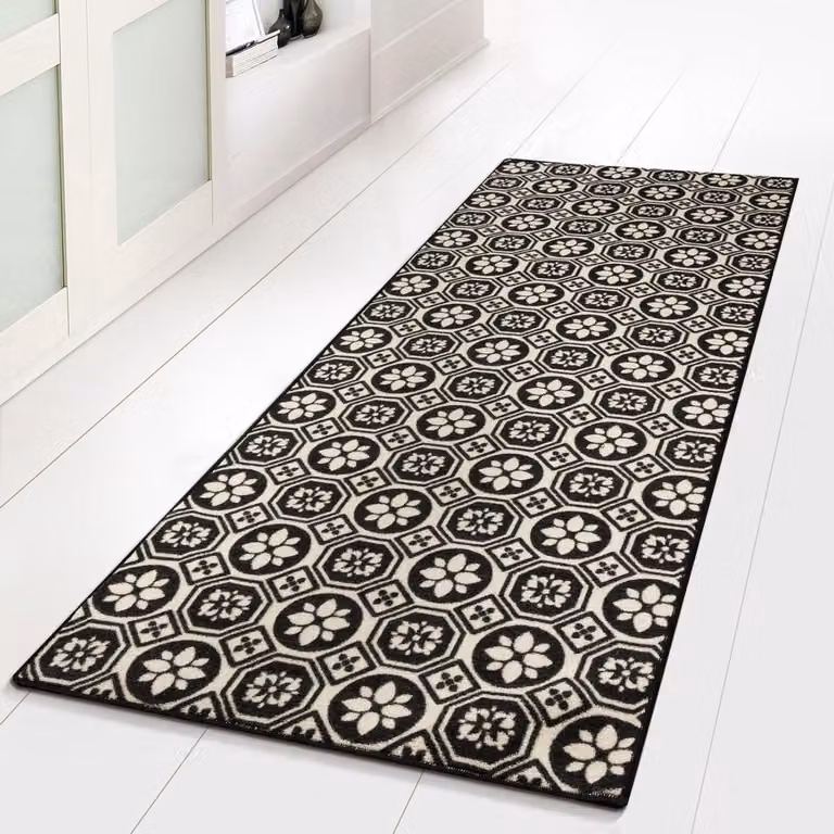 Modern Tapijtloper Gangloper voor Woonkamer, Keuken of Hal, Polyamide, 80 x 450 cm
