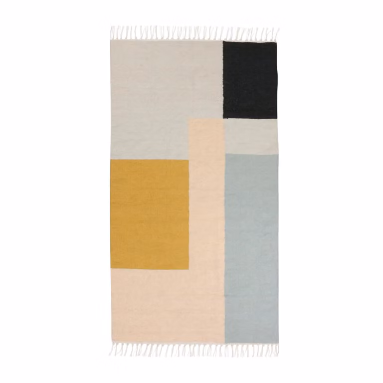 Ferm Living Kelim vloerkleed klein squares