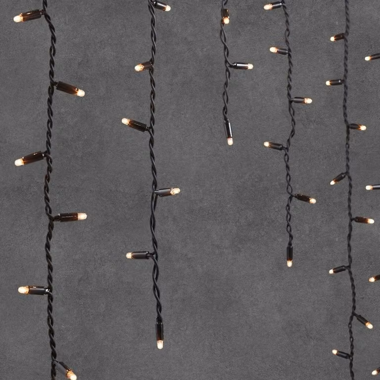 Luca Connect 24 Icicle LED kerstverlichting met 49 lampjes, L: 300 cm, H: 40 cm
