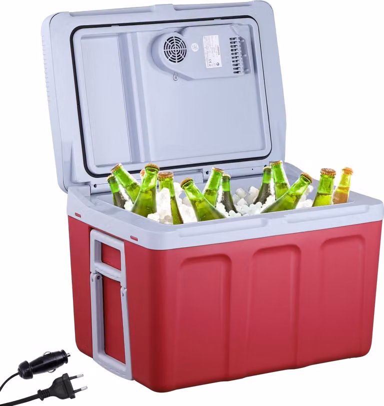 Arebos AR-HE-KB40R kunststof barbecue in het rood