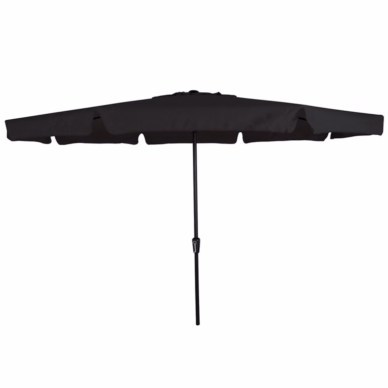 Madison Rhodos stokparasol zwart Ø350cm