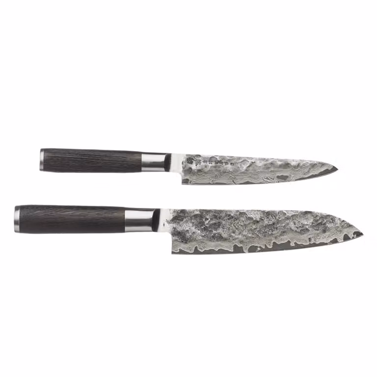Satake Kuro messenset met santoku en petty mes, 2-delig