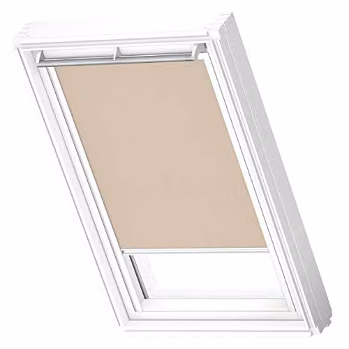 VELUX Lichtdoorlatend Rolgordijn RFL MK08 met Witte Geleiders, Zand