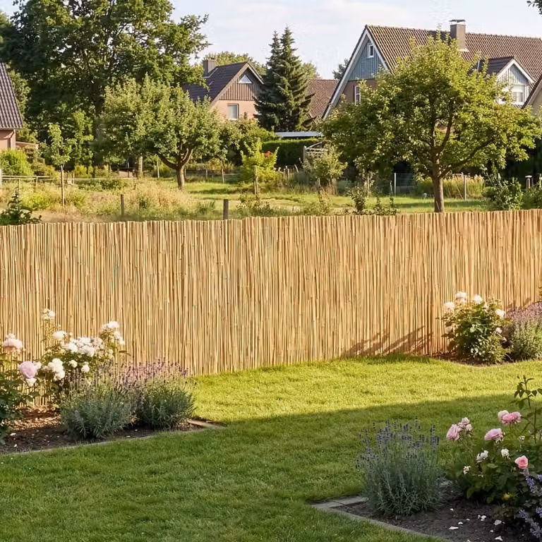casa.pro Schilfrolde Abbateggio natuurlijke uitvoering 100 x 300 cm