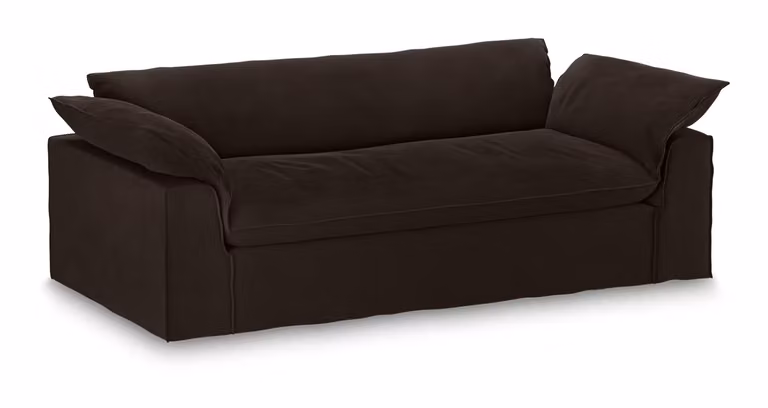 HKliving Hoes voor Bank Nomad Royal Velvet, 244 cm - Espresso