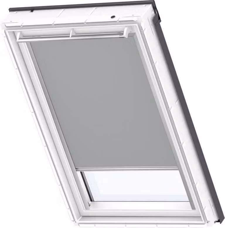 Velux Origineel Verduisterend Rolgordijn DKL Wit Kozijn Grey PK10
