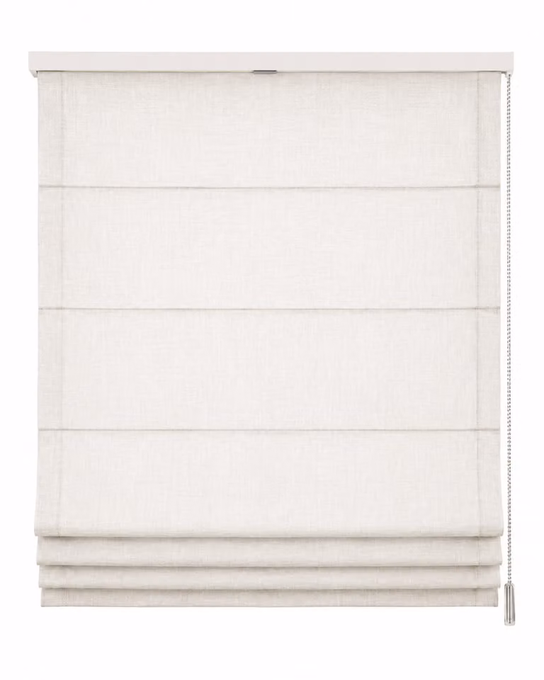 Vouwgordijn Ostria Store Bateau Occultant Ecru, Verduisterend Vouwgordijn, Breedte: 60 cm, Hoogte: 180 cm
