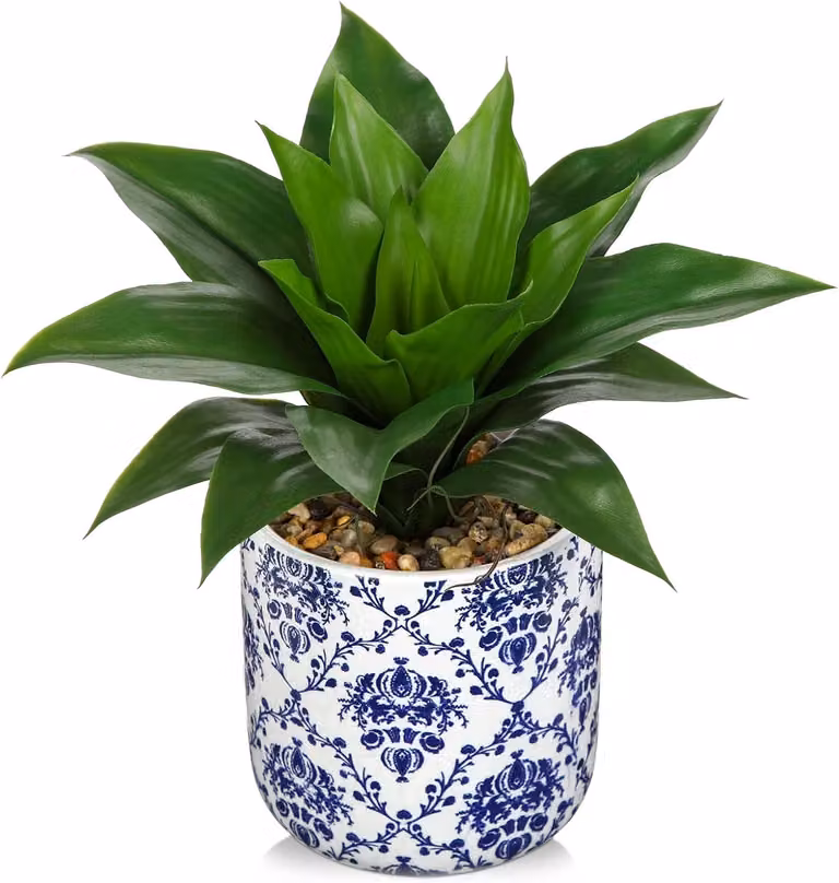 Merkloze Moderne Kunstplant in Pot - Agave en Aloe Vera Succulent Decoratie voor Binnen en Tafelversiering