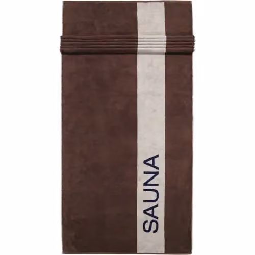Cawo Sauna Saunadoek voor volwassenen, Mokka, B/D/H: 80 x 200 cm