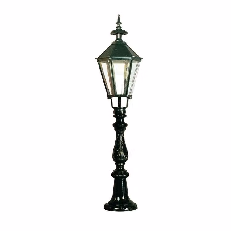 KS Verlichting Oxford Nostalgische Staande Lamp - Zwart