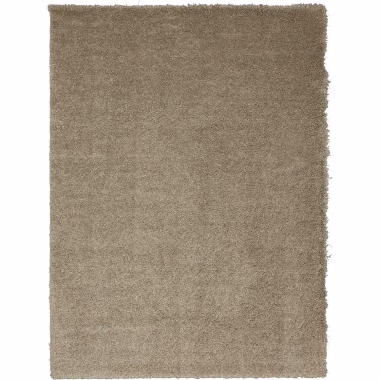 Vloerkleed Hilly lichtbruin rechthoekig 170 x 230 cm