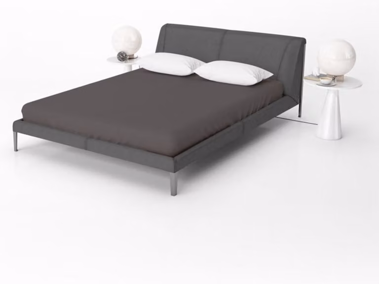 Jersey Hoeslaken Antraciet Lits-Jumeaux 160/180 x 200 cm