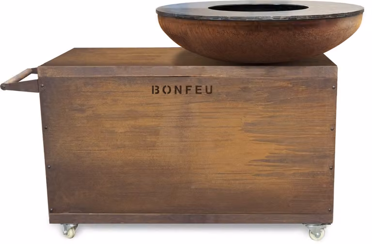 BonFeu BonBiza Island XL Vuurschaal met Plancha - Buitenkeuken voor BBQ - 100 cm