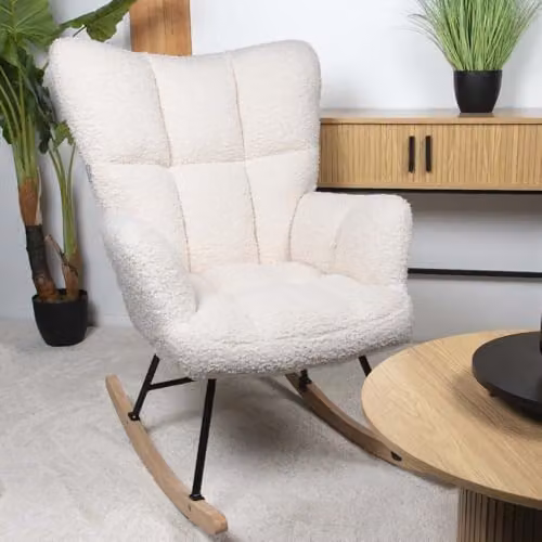 Milton & Oldbrook Teddy Vidin schommelstoel wit