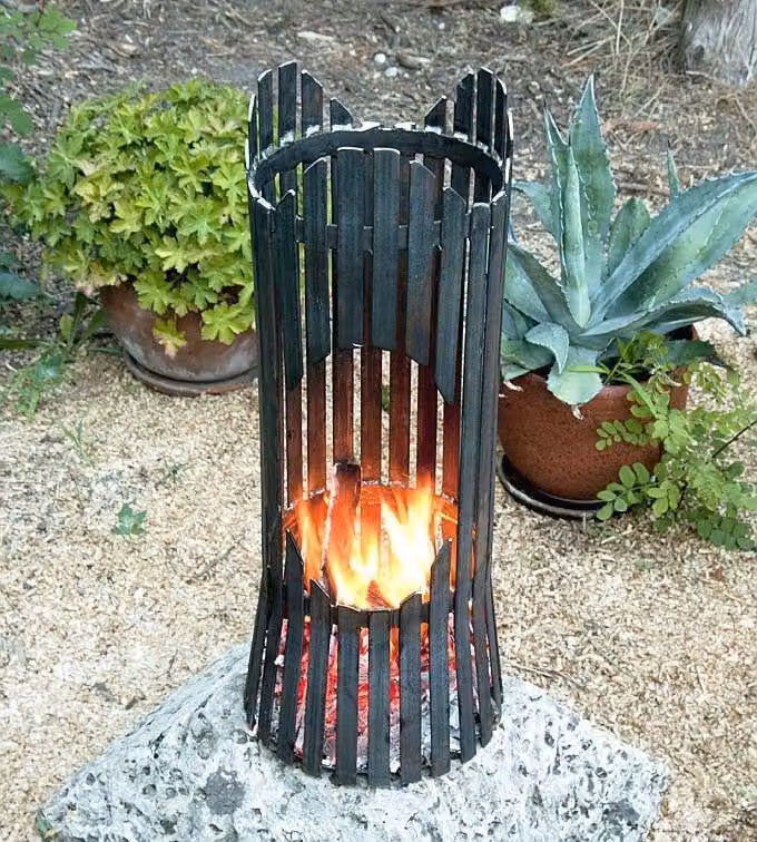DanDiBo Vuurkolom Tuin van Metaal, 60 cm
