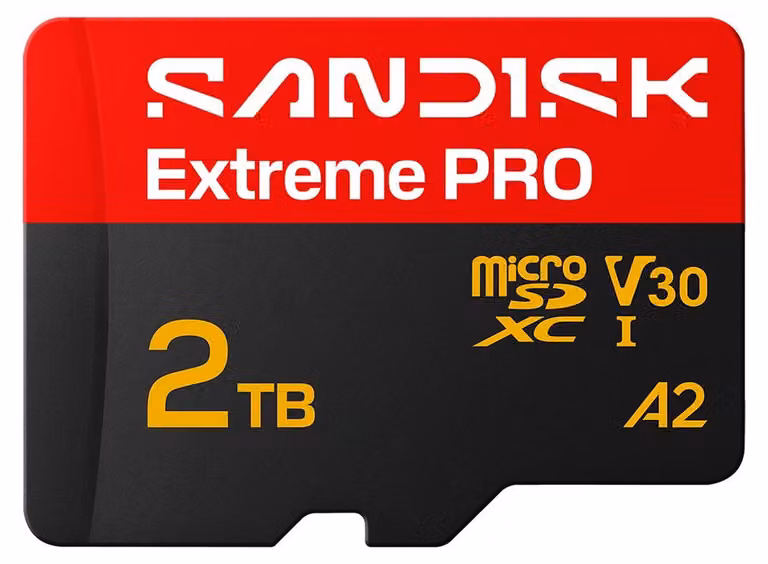 SanDisk microSDXC Extreme Pro 2TB A2 C10 V30 UHS-I U3