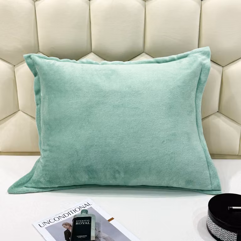 Extra Kussensloop Teddy - Groen - 60 x 70 cm